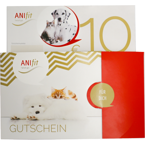 Hund Provital Werbematerial Zubehör Anifit 10 EUR Gutschein 1 Stück -3- Anifit